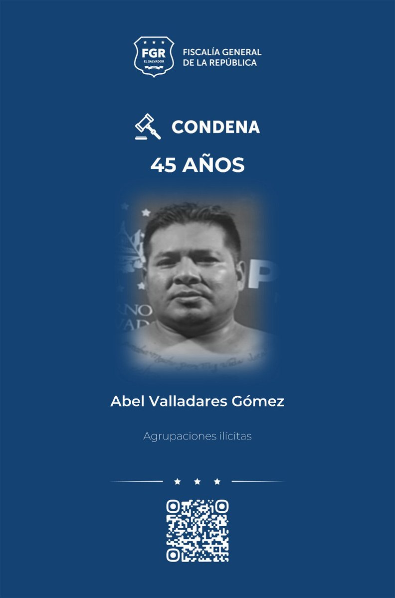 Fiscalía General de la República El Salvador tweet media