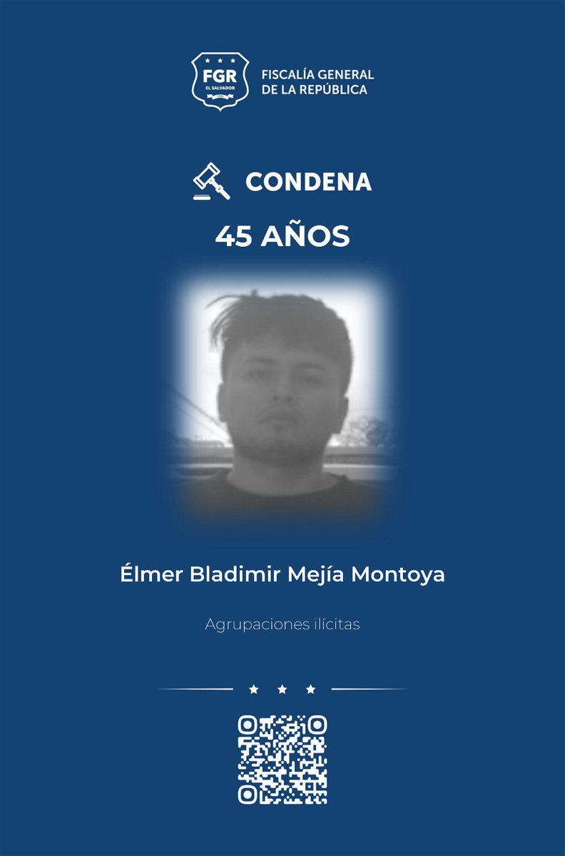 Fiscalía General de la República El Salvador tweet media