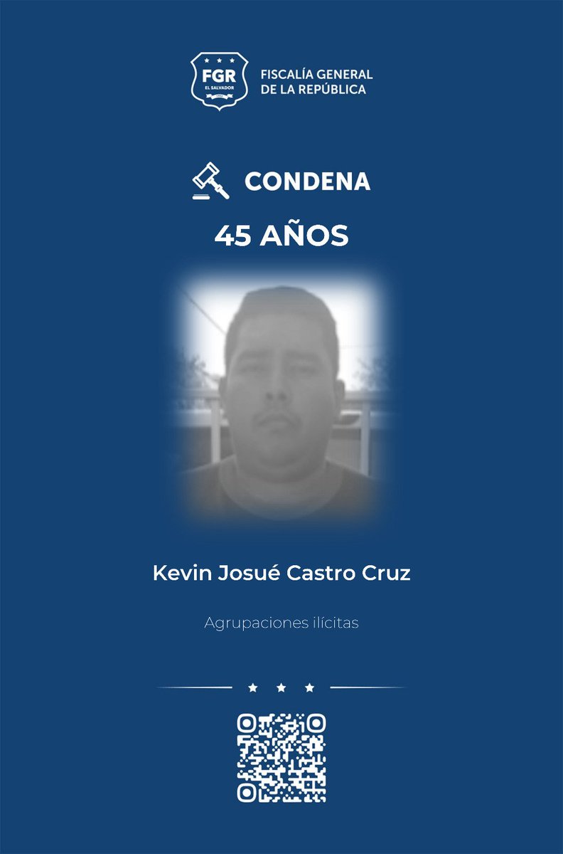 Fiscalía General de la República El Salvador tweet media