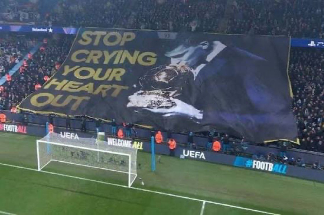 DarrylRMFC's tweet photo. Man City fans were the ones who disrespected and provoked Vini first, now he gets his revenge and suddenly he’s the disrespectful one? Make it make sense https://t.co/oN9ACrDyap