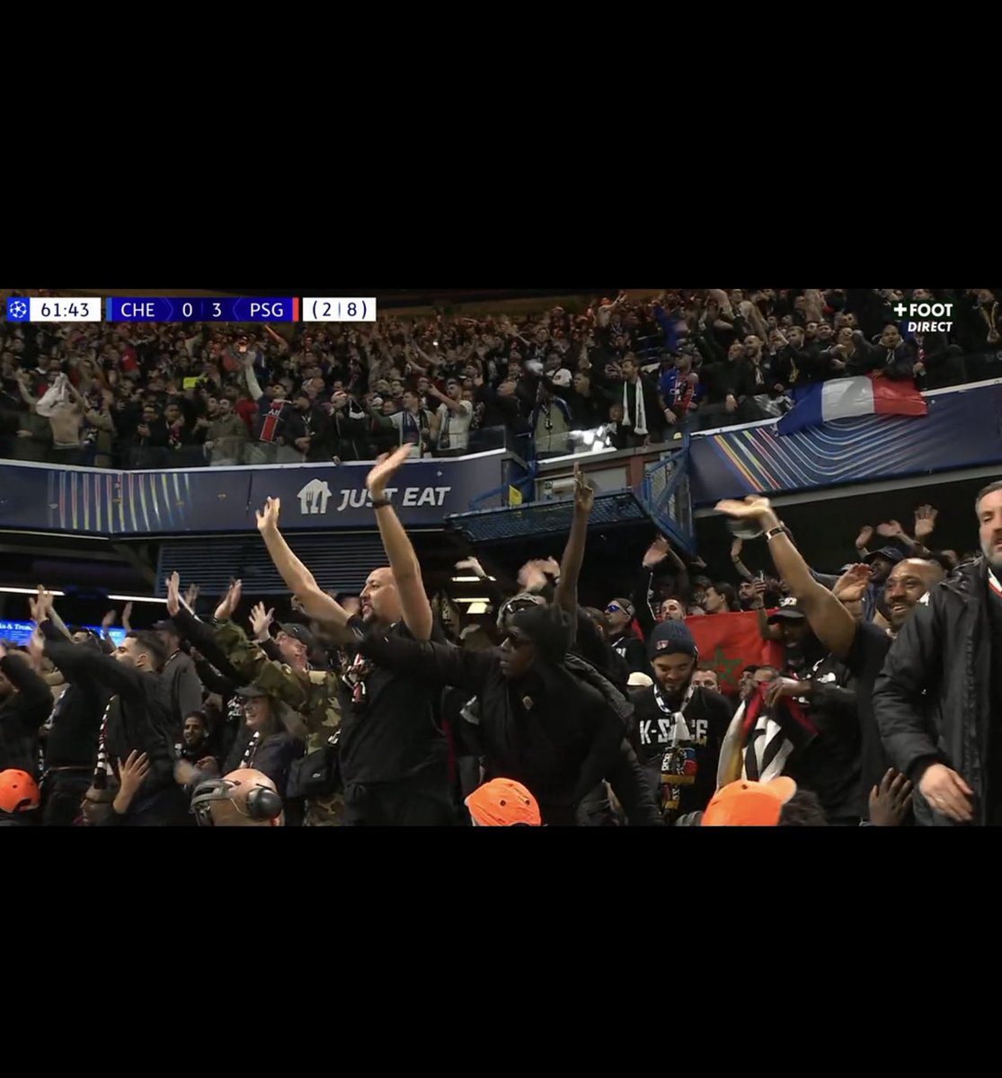 نهاية المباراه 
باريس سان جيرمان 8-2 تشيلسي