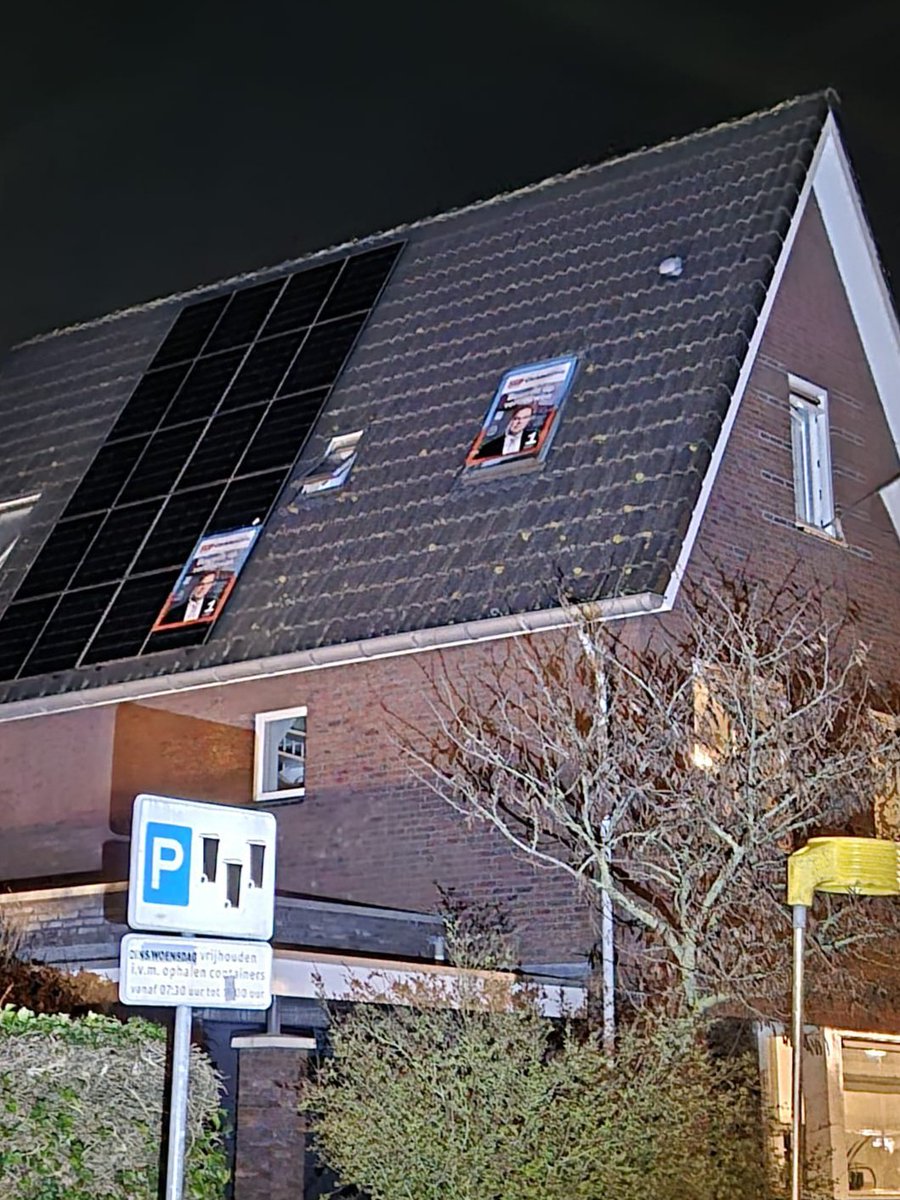 SGPCUSliedrecht's tweet photo. Het huis van onze lijsttrekker ziet er ineens een stuk mooier uit! Ga morgen stemmen, stem SGP-ChristenUnie!

(We ruimen het netjes op, we houden niet van zwerfafval.) https://t.co/Q9rFMmfhCh