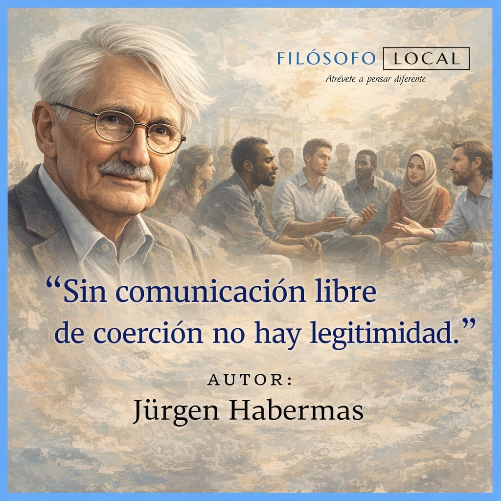 FilosofoLocal's tweet photo. Hoy el mundo pierde una voz…
pero no una idea.
Se fue Jürgen Habermas, uno de los últimos grandes pensadores que creyó que el diálogo aún podía salvarnos.

#Habermas #FilosofíaContemporánea #PensamientoCrítico #Democracia #Comunicación https://t.co/fav4IgBbFJ