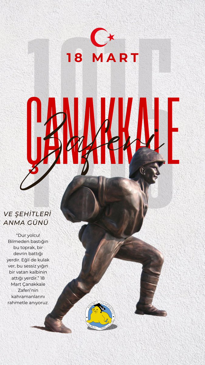 _kousat's tweet photo. 18 Mart Çanakkale Zaferi’nin kahramanlarını rahmetle anıyoruz. 

#18Mart1915 #ÇanakkaleGeçilmez #koü https://t.co/ToM5pDVhsx