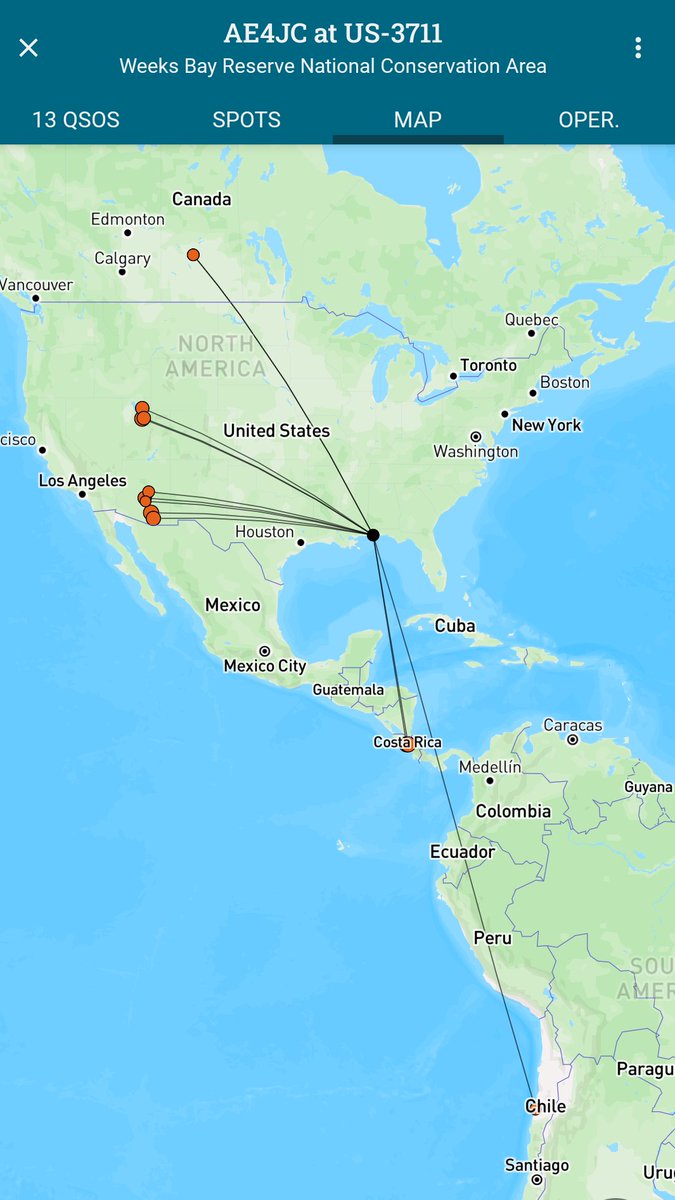 mwfoutch1's tweet image. Thirty minutes in the park after work. Topped off by this 10 meter AM contact with @mrmudsradiotime VA5MUD in SK Canada! 🇨🇦 (Gridsquare: DO62QD / distance: 1,778 mi) #hamr #cloudlog