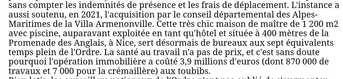 Fraslin's tweet photo. A Nice, le Conseil Départemental de l'Ordre des Médecins des Alpes-Maritimes s'est offert une villa avec piscine pour 3.9 millions d'euros, avec l'argent des cotisations obligatoires des médecins ! https://t.co/kRNEesjSOr