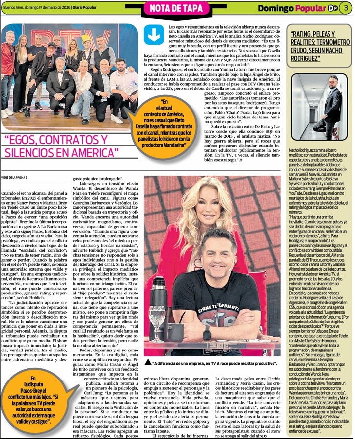 La era de la intolerancia planificada como estrategia de negocio en la televisión abierta. Cuando el "todos contra todos" se fija como punto de partida para atrapar a una audiencia huidiza. La torta publicitaria se achica, se agranda la pelea y se rasca de la olla el escándalo.