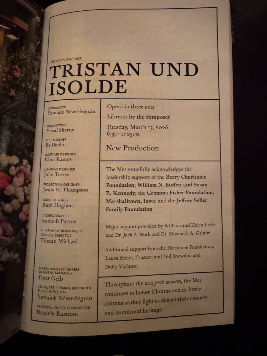 Excited to see this new production because a lot of people still care about opera!