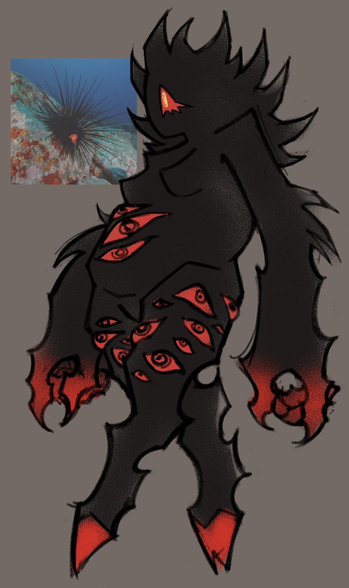 does this count as nudity (yeah maybe) . 
uh i was just trying to interpret what her body might look like without her clothes shackled to her I Guess .