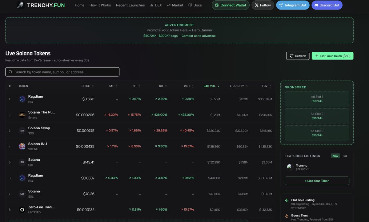 Trenchy.fun tweet media