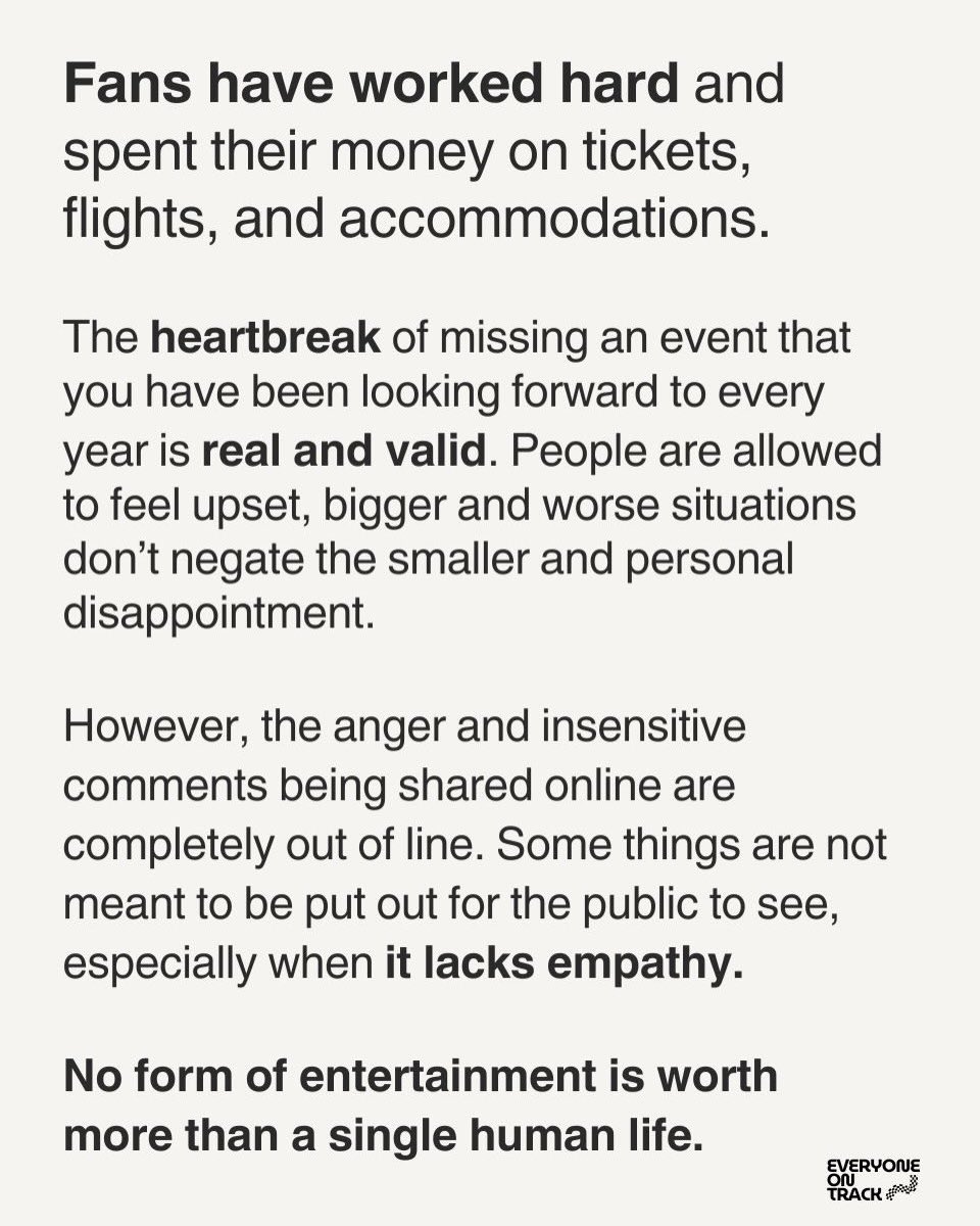 everyone on track tweet media