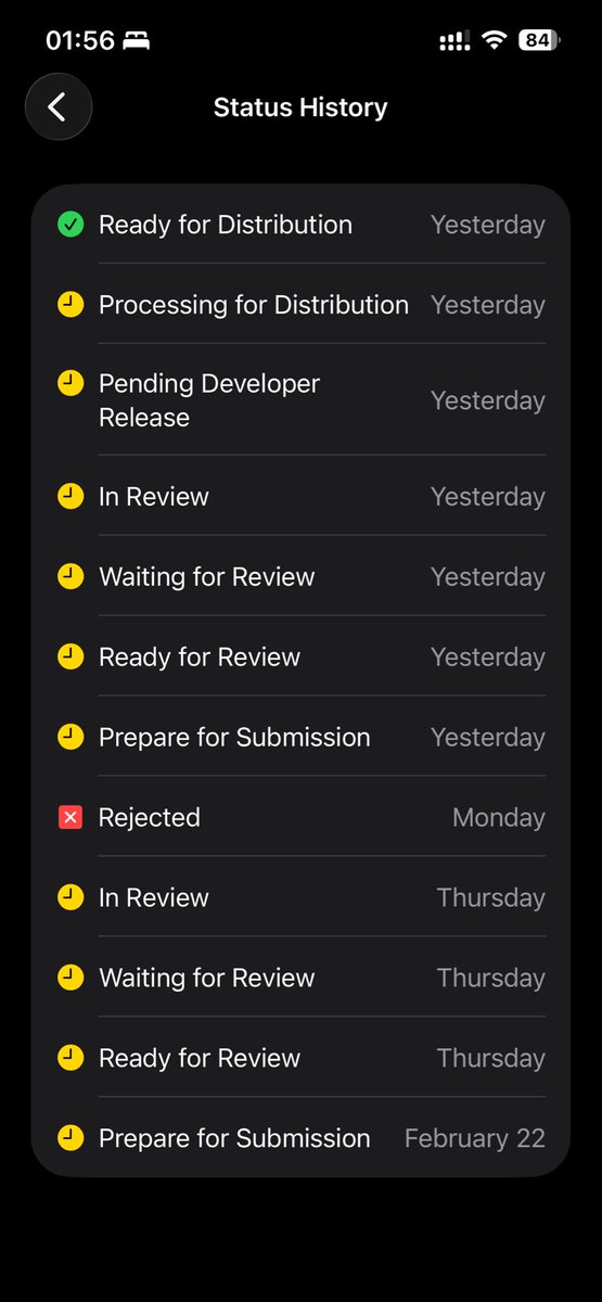 Stichoza's tweet photo. @nikitabier Not so long 🤷‍♂️ Although the /r/iosdev is flooded with almost identical vibecoded Habit Tracker and Water Logger apps. https://t.co/JQLoZUX7YE