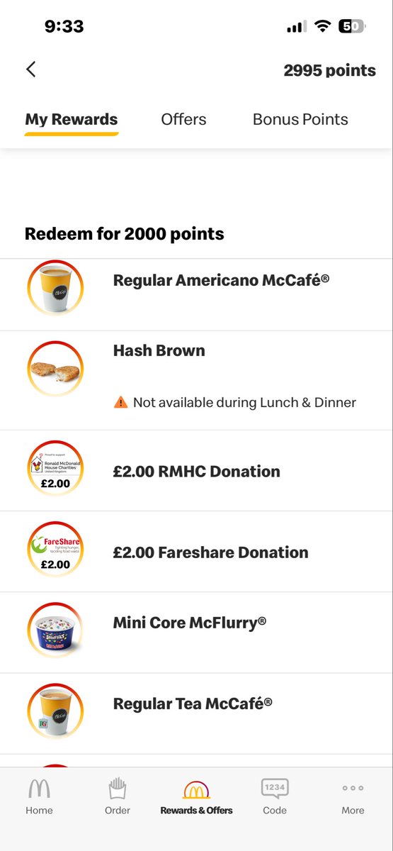 si_trant's tweet photo. @UkMcdonald_team why does your product get worse? But more expensive monthly. I wish people would wake up . App keeps changing. Taking away any rewards or offers https://t.co/DJZdDmdhQE