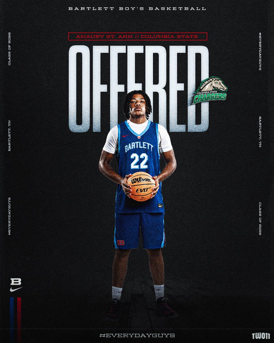 BartlettHoops's tweet photo. Congratulations to Amaury St. Ann (‘26) on receiving an offer from Columbia State! 

#RecruitThe🅱️ | #EveryDayGuys https://t.co/GkyV3zcLTM