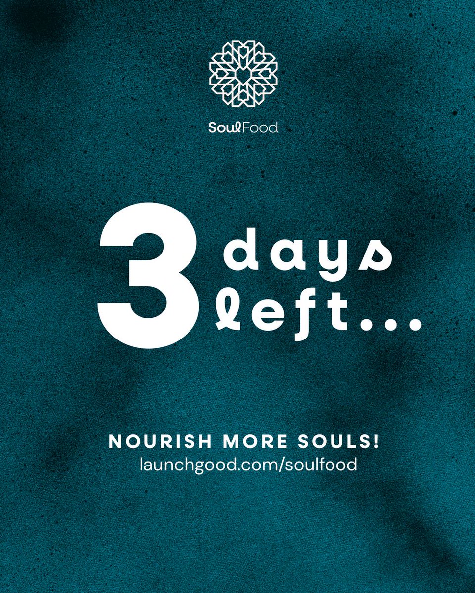 Share the beauty of Islam. 

This #Ramadan, support SoulFood at launchgood.com/soulfood