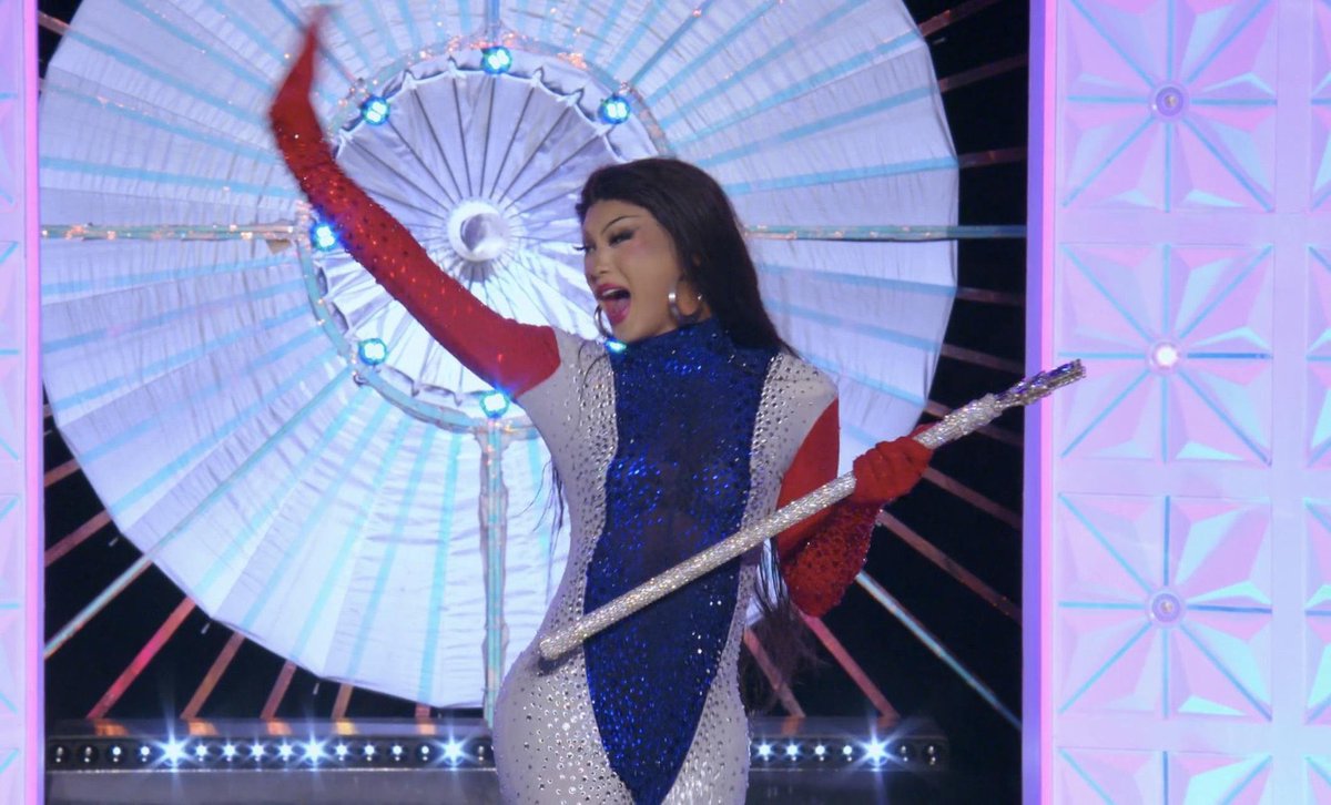 e_lorusso's tweet photo. If it’s Kylie Minogue for the final lipsync, the asian queen is taking it. Congrats @gawdland ♥️ #DragRaceUK https://t.co/6MUCieL8O9