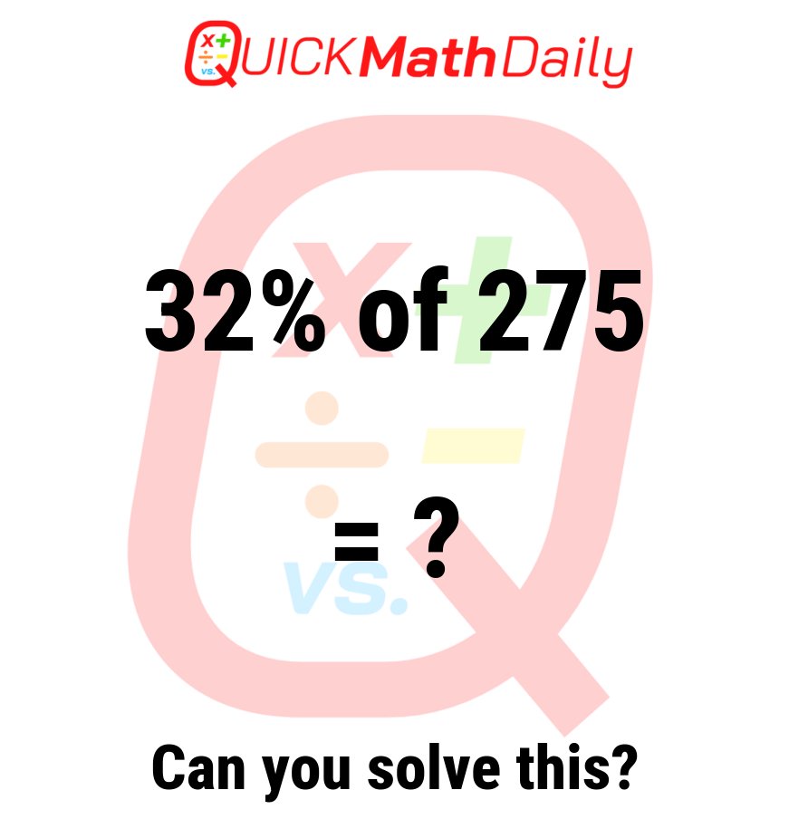 Quick Math Daily Brain Boost 🧠 tweet media