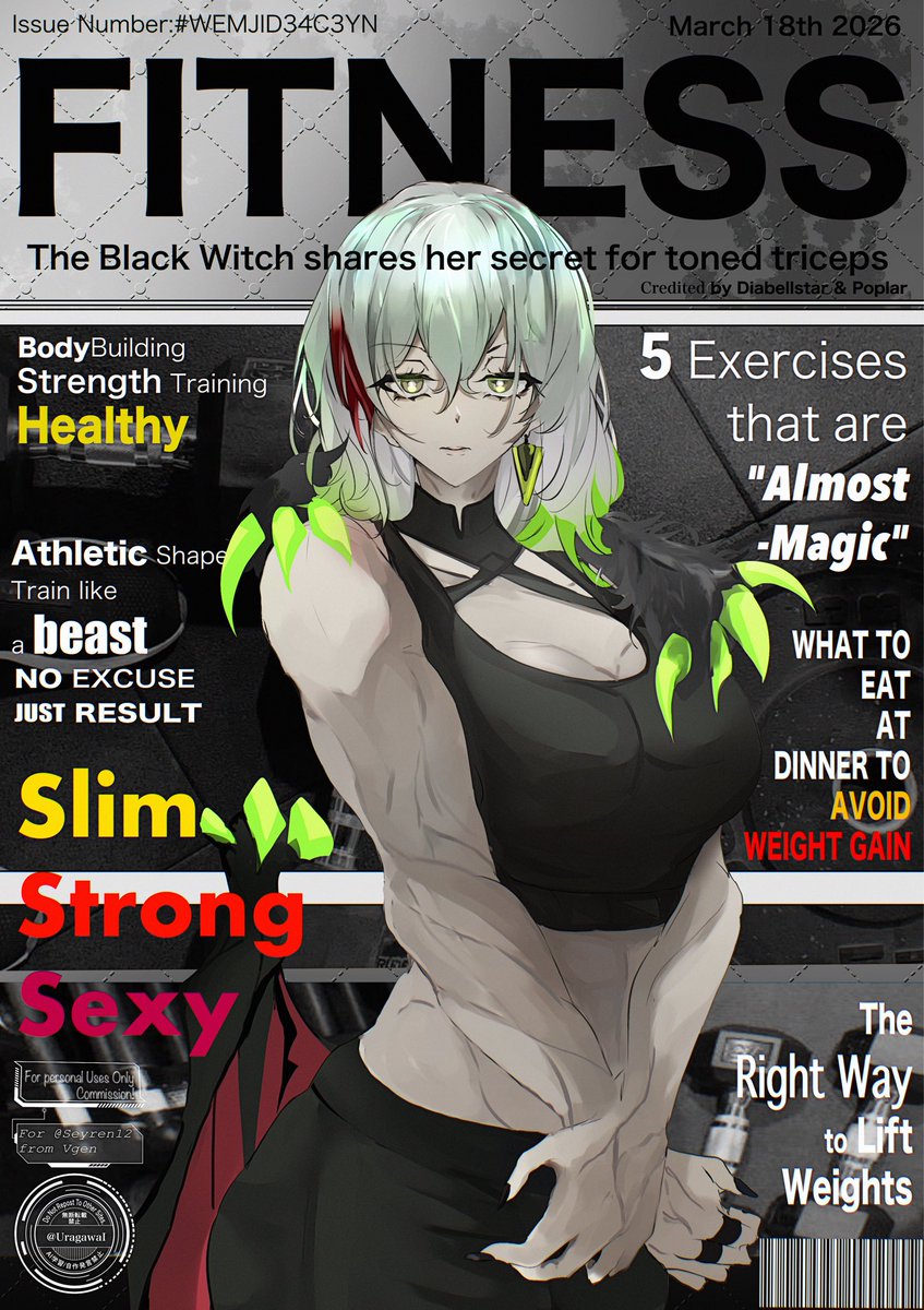 #OCGファンアート
Thank you for your commission!
雑誌の黒魔女ディアベルスター