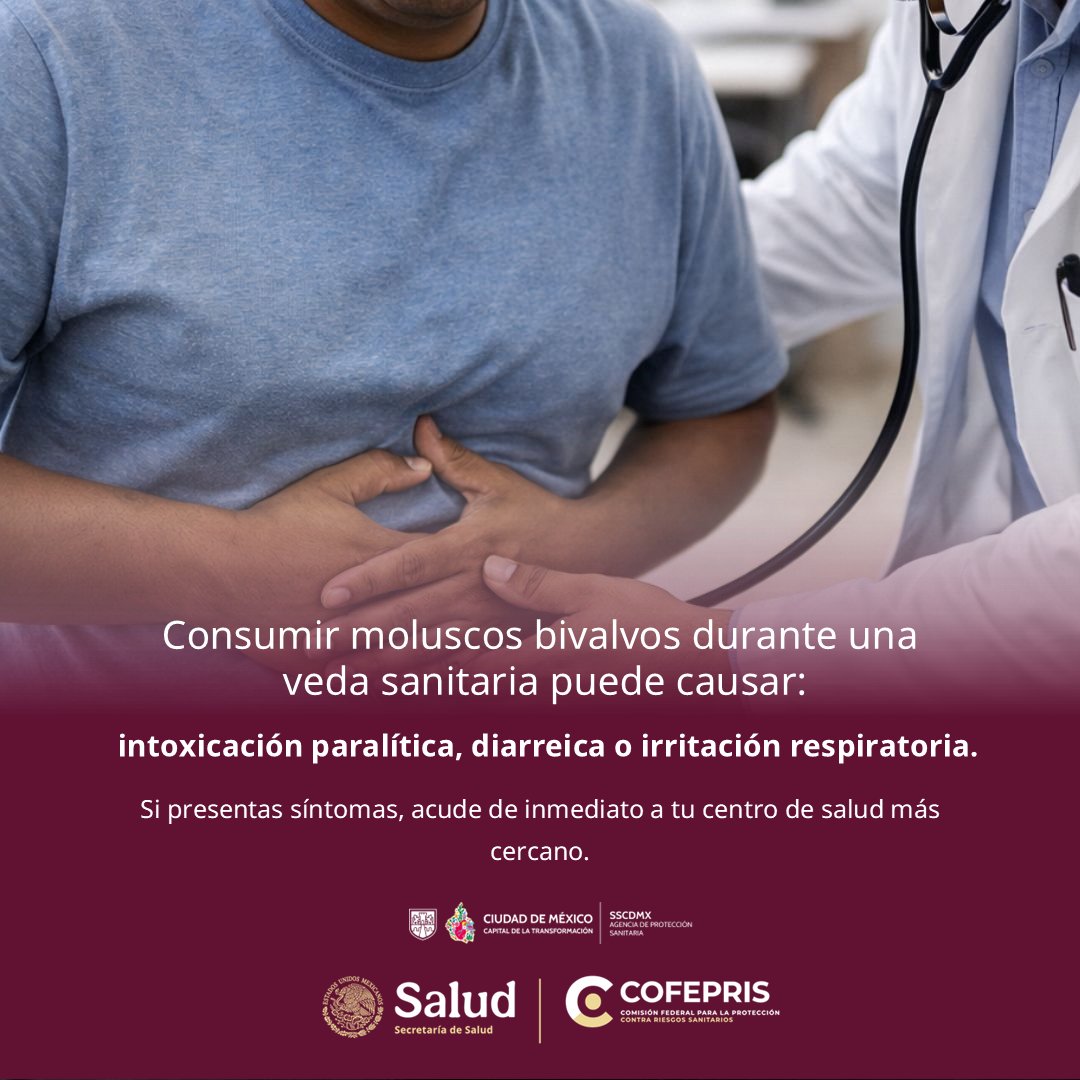 AGSANITARIA's tweet image. ¿Por qué importa la #MareaRoja si vivimos en la #ciudad?🏙️

🦠Porque los #mariscos que llegan aquí pueden traer #toxinas que no se quitan ni cociéndolos. 🛑

Presta atención a las #alertas oficiales antes de comprar moluscos bivalvos o productos del #mar. ¡Infórmate! 🦐⚠️