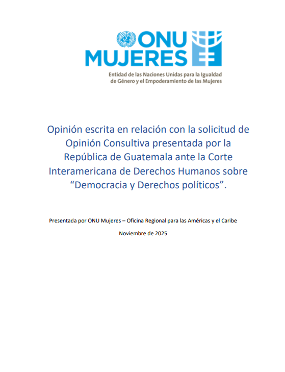 ONUMujeres's tweet photo. @ONUMulheresBR “Una democracia sin mujeres, sin paridad, sin justicia y sin protección efectiva frente a la violencia política de género no es una democracia plena”

ℹ️ Conoce la opinión escrita de ONU Mujeres aquí: https://t.co/Ro47J6j16V

#DemocraciaParitaria @ONUMulheresBR https://t.co/dQG8gjWzPC
