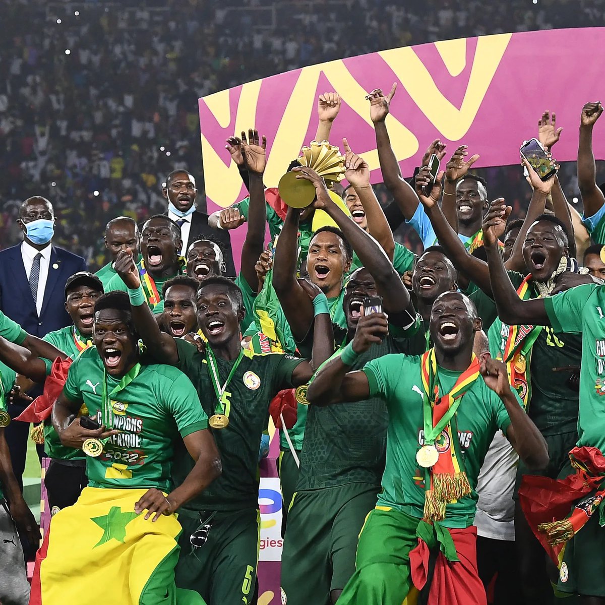 AS LONG AS AFRICA IS CONCERNED, SENEGAL ARE THE ONLY AFCON CHAMPIONS THAT WE KNOW. 🇸🇳❤️