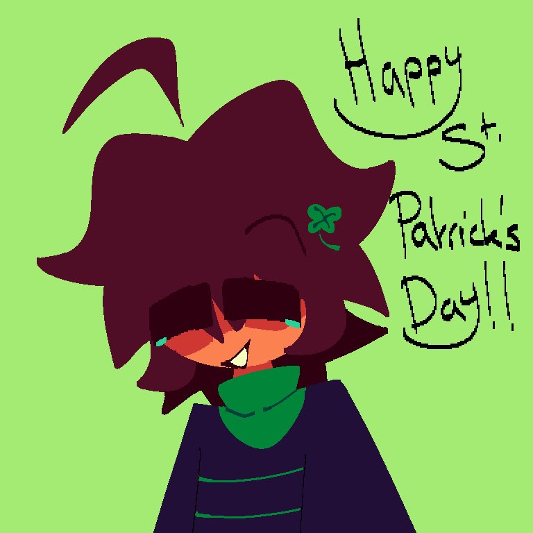 FiveKidsAtFredd's tweet photo. happy st. patrick’s day, from the afton family! https://t.co/PmoS2QCdNO
