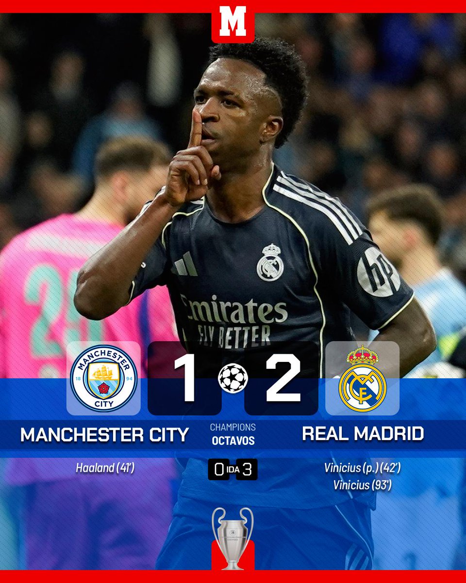 marca's tweet photo. 💥 Victoria también en Manchester y a por otra ronda de Champions. El Rey de Europa sigue vivo… muy vivo #UCL https://t.co/1eS8p3mfXD