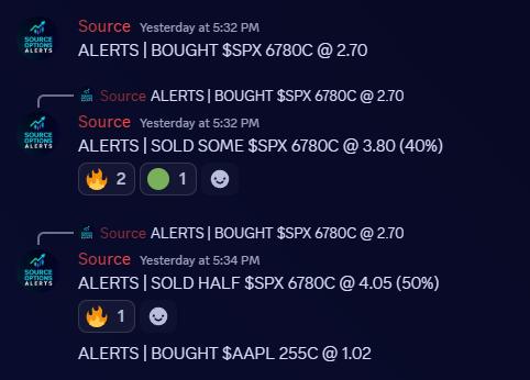 Source_options's tweet photo. I love what I do every day, the profits, the passion, the insight, inside Discord with an amazing group of traders.  

A community full of energy.  

We didn’t decide to be together, but one thing brought us here:  
making money every day.  

Tomorrow we have an #FOMC session.  
If you’re looking for a positive trading environment, check out the bio, with a 3-day risk-free trial.