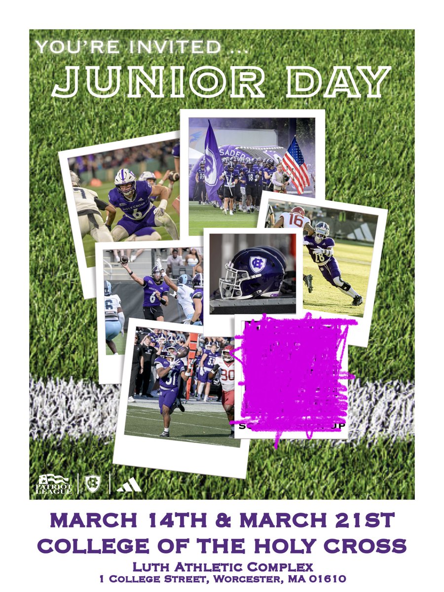 Excited to be <a href="/HCrossFB/">Holy Cross Football</a> on March 21st. Thank you <a href="/CoachRG18/">Rich Gunnell</a> for the invite! <a href="/M2_QBacademy/">M2 QB Academy</a> <a href="/amclaughlinqb/">Alex McLaughlin</a> <a href="/NE6FB_Recruits/">NE-Recruits</a> <a href="/NewOutlawz/">New England Outlawz 7v7</a> <a href="/FloridaOutlawz/">Florida Outlawz Elite</a> <a href="/CoachDanCurran/">Dan Curran</a> <a href="/CoachElliott10/">Westin Elliott</a>