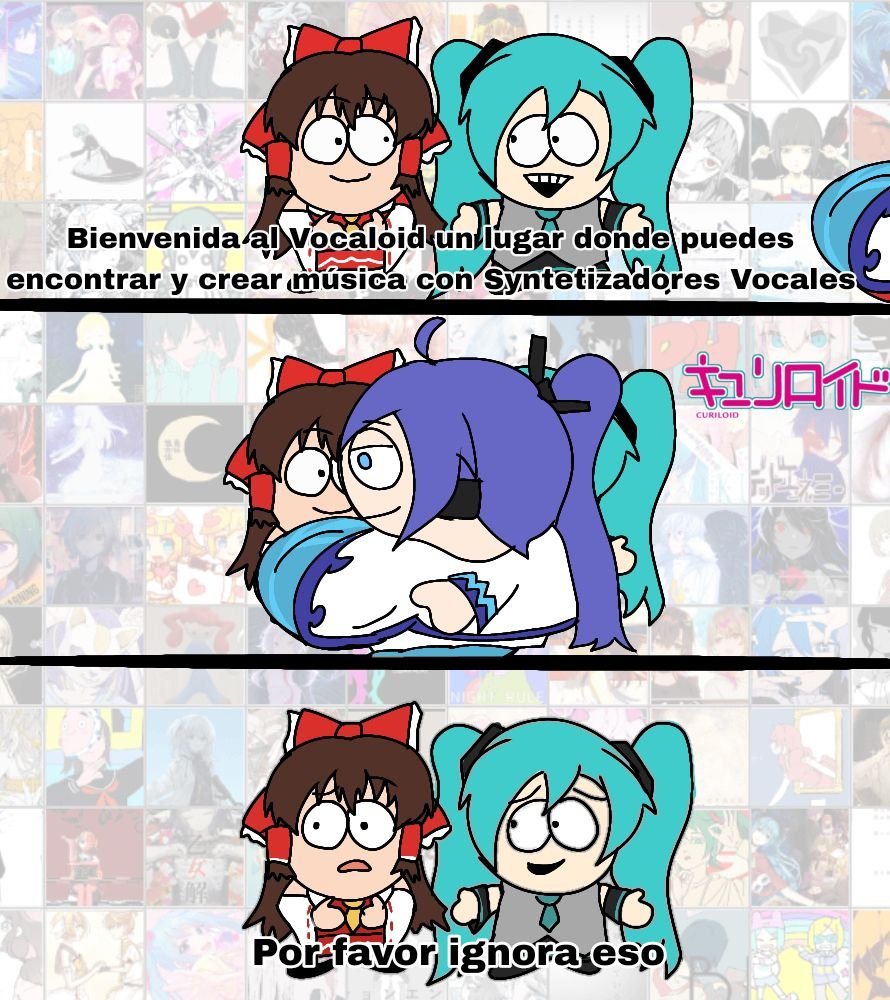 CuriVocaloid's tweet photo. Tenemos de todo, Monitas cantantes, morros tetones, furros, espadas y un dinosaurio
Curi hecho por Alfonso VF
#VOCALOID #HatsuneMiku #Touhou #Gakupo #CuriVocaloid https://t.co/9vtZK6VXv4