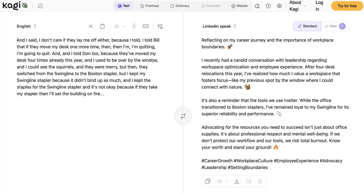 hpetander's tweet photo. What if Milton from Office Space had had access to LinkedIn instead of just mumbling about his unhappiness? https://t.co/b435EqmZCI