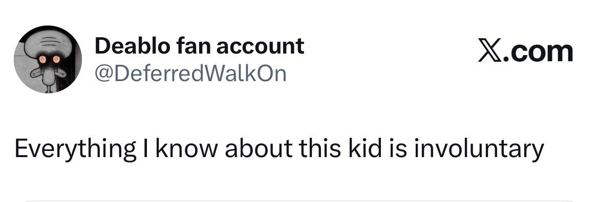 Deablo fan account tweet media