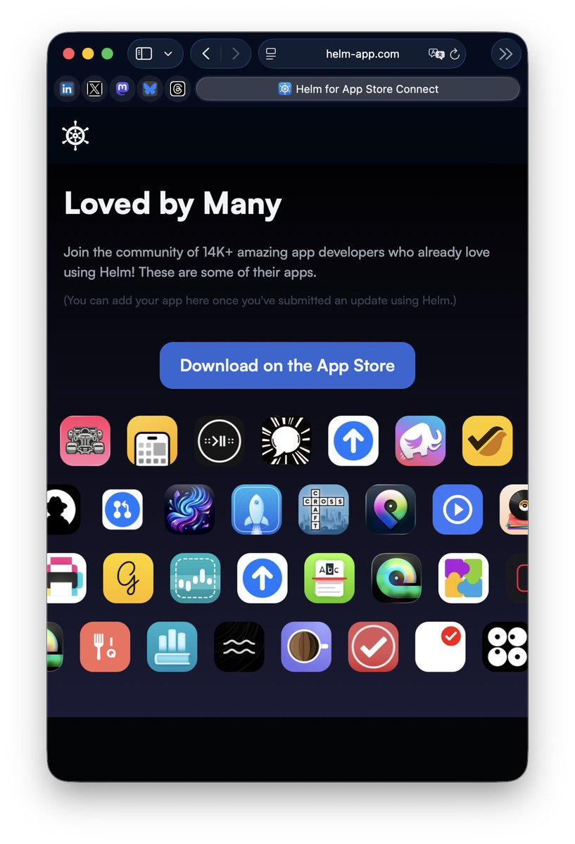 dadederk's tweet photo. Step 1. Your app icon in Helm's app wall. β
Step 2. Your app icon in Apple's WWDC keynote app wall... π€
That's how it works, right? Right?
#RetroRapid https://t.co/lx5PrgQVDb