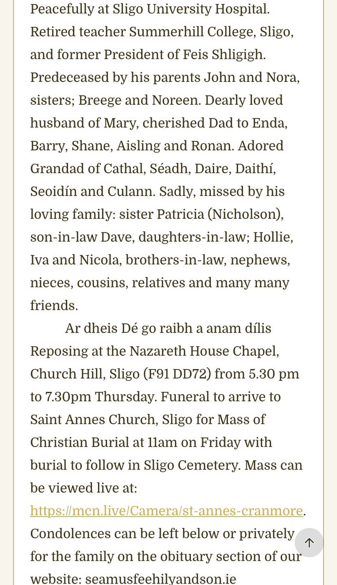 Summerhill College tweet media