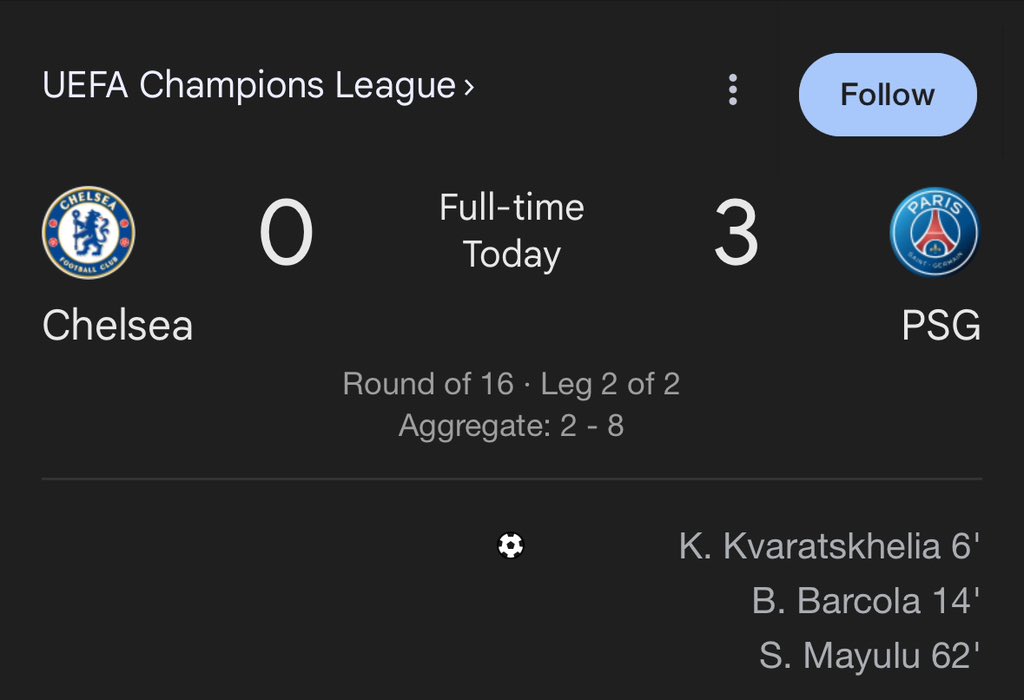 Difficult times to be a Chelsea fan