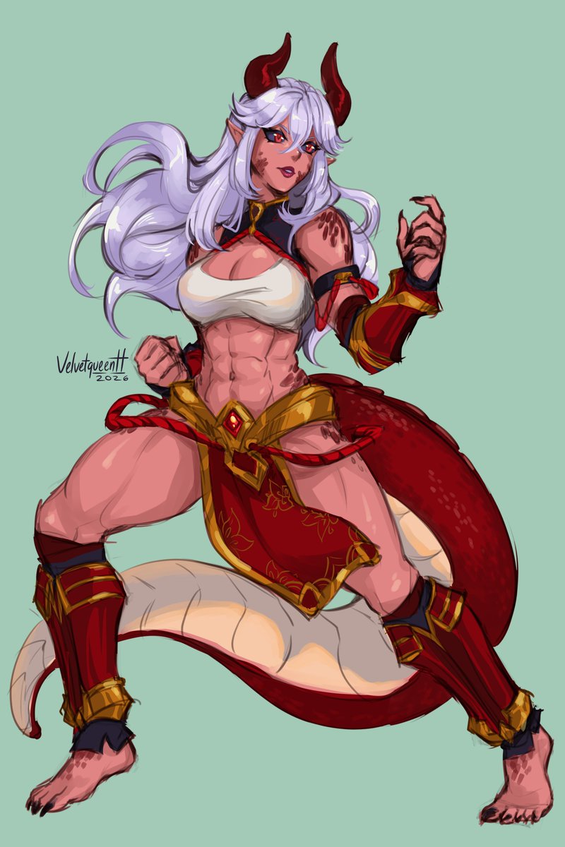 260224 - Special color sketch commission 
OC Vedyr Crimsonclaw (Zeo521)
Thank you!