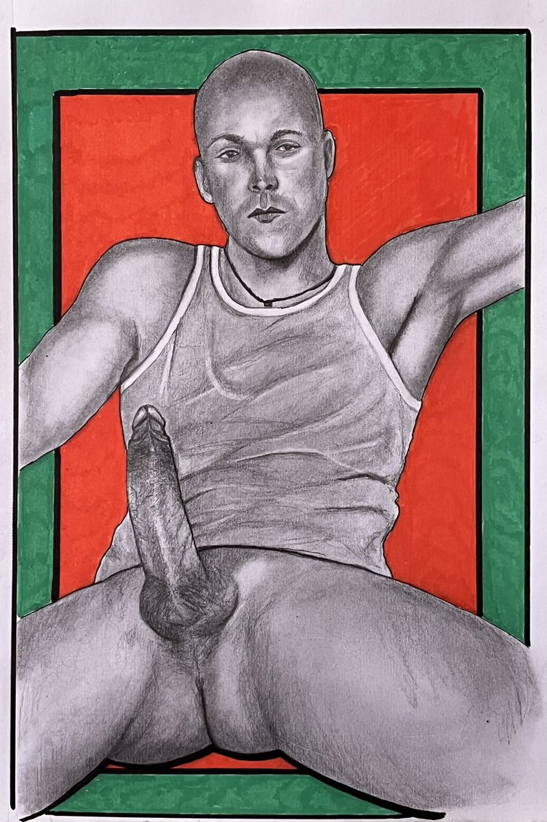 andyADAB's tweet photo. Love sketching this man’s beautiful big dick always a pleasure #sketch
#handdrawn #pencil #pencildrawing #pencilsketch #pencilart #naked #male #malemodel #gay #gayart #gayartist #booty #bigdick #bigdickenergy #homoerotic #homoeroticartist #homoeroticart @simon_malemodel https://t.co/3ji7XH2crP
