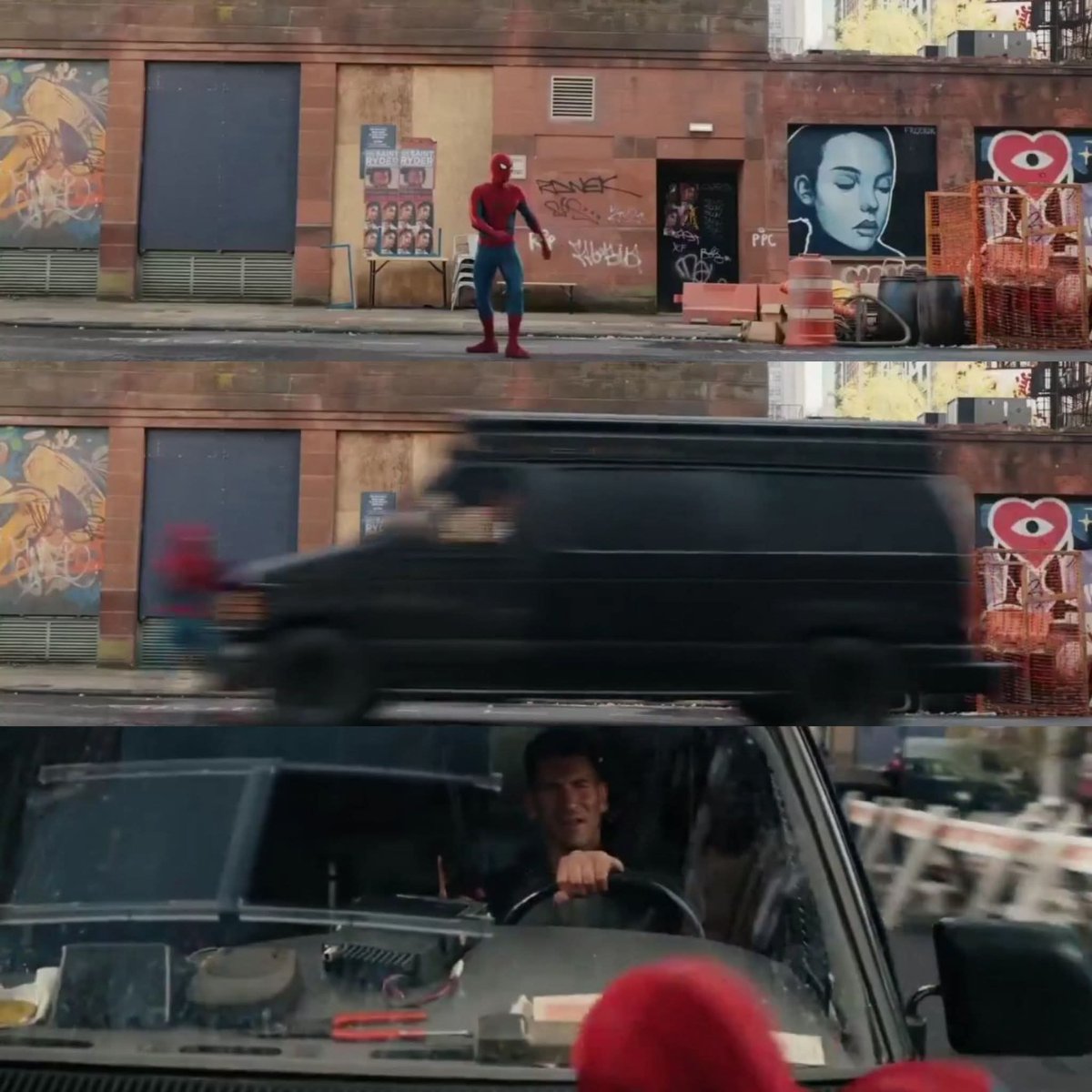 Primer vistazo a Punisher. En #SpiderManBrandNewDay