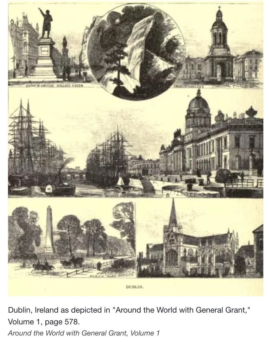 PrezWisdom's tweet image. Ulysses S. Grant 🇺🇸 was the first President to visit Ireland when he stopped there in 1879 on his world tour (although he wasn’t the President anymore)

#POTUS ☘️
#SaintPatricksDay