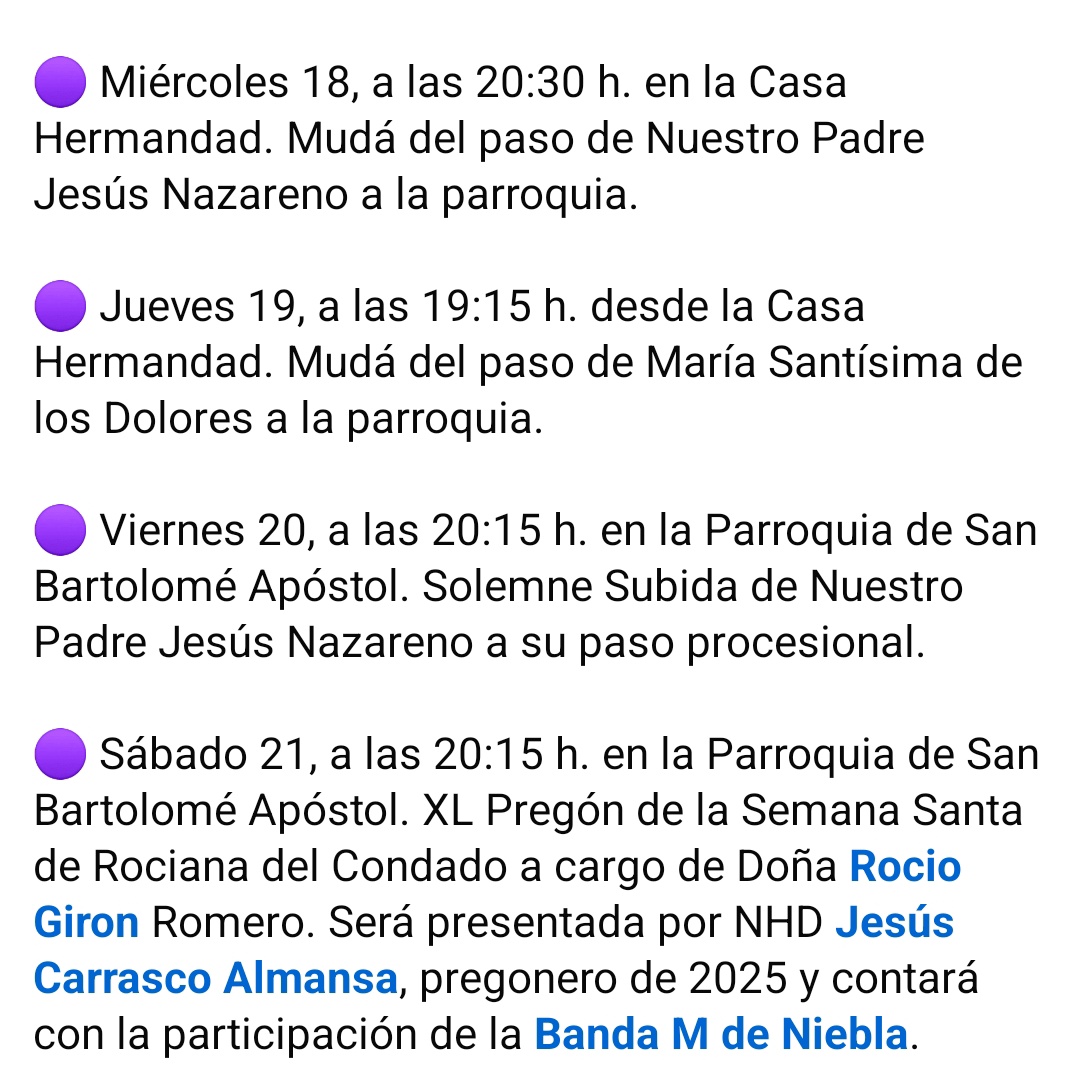 Hermandad Sacramental de Rociana tweet media