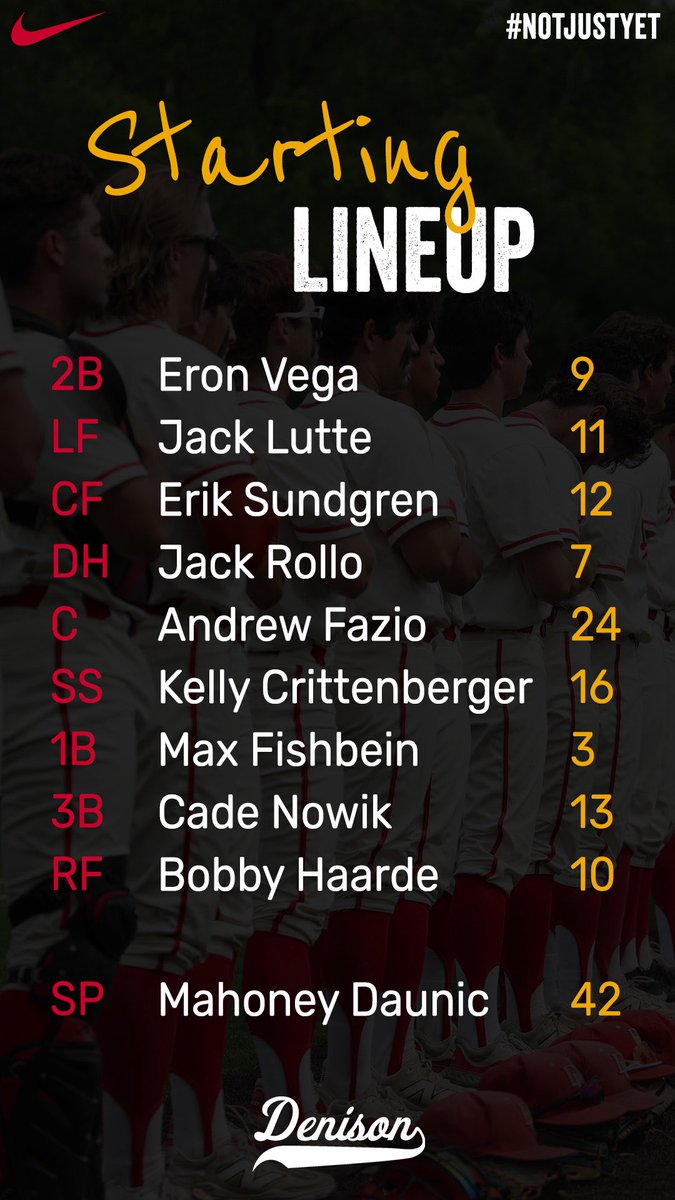 Denison Baseball tweet media