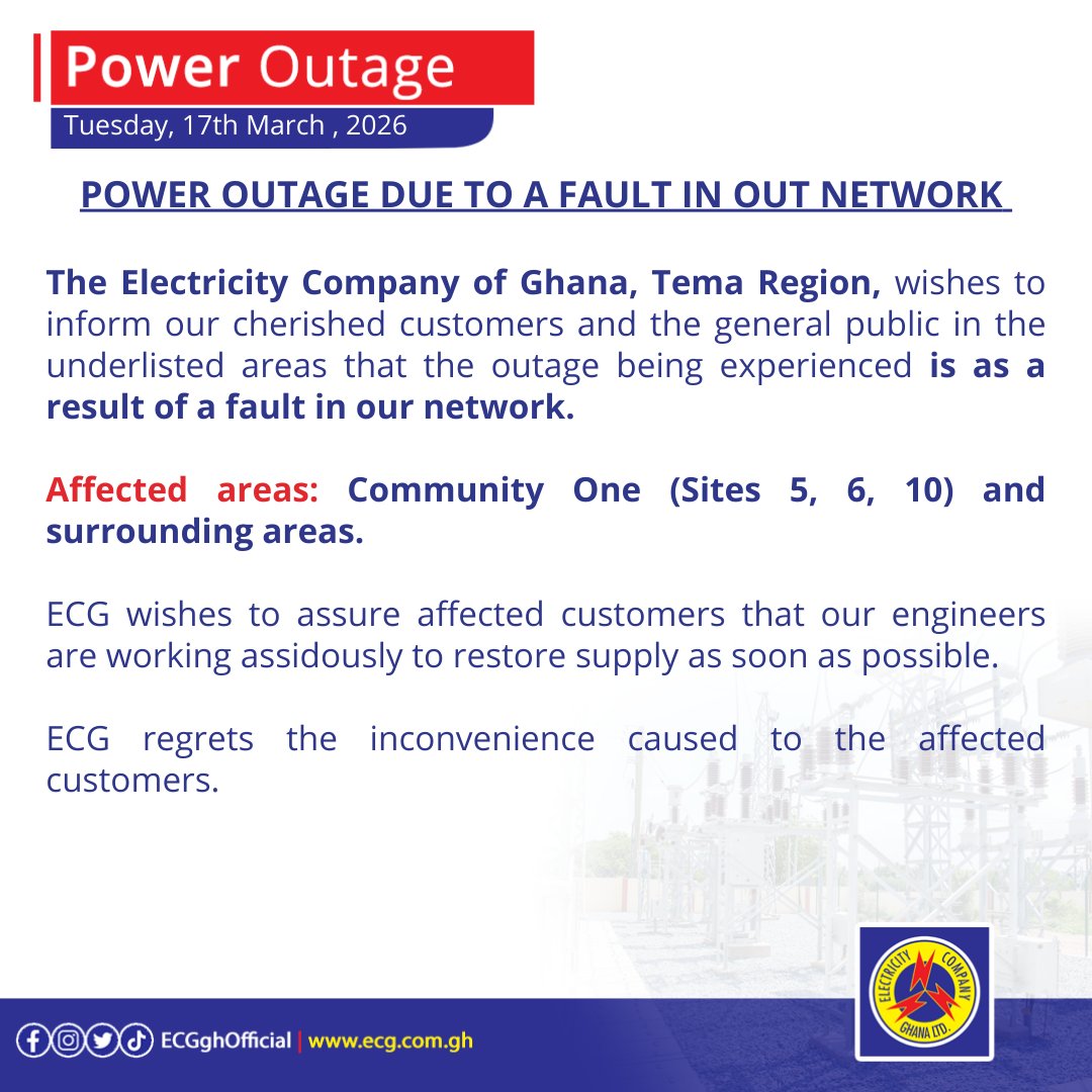 Electricity Company of Ghana Ltd tweet media