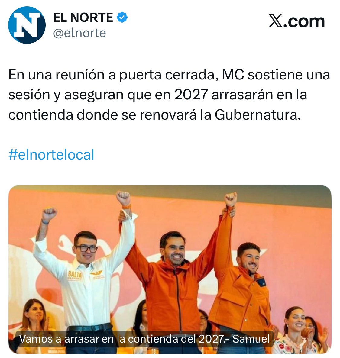 Andrés Clariond R tweet media