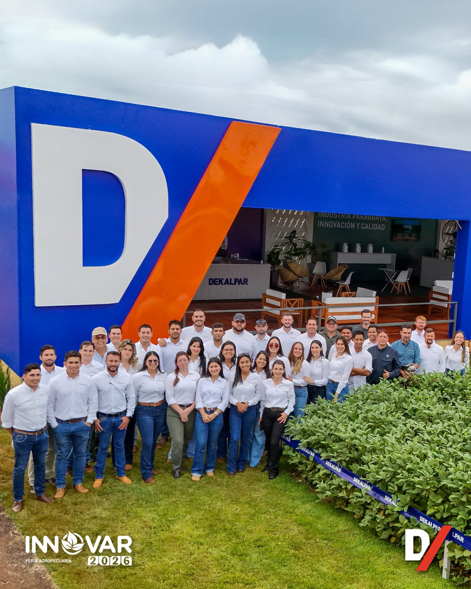 dekalpar's tweet photo. 🙌🏼 ¡Arrancó Innovar 2026!
Te esperamos en nuestro stand de 8:00 a 18:00 hs para conocer las soluciones que tenemos para potenciar tu campo 🌱🚜

#Dekalpar #Innovar #Advanta #Biotrop #Agrobayer https://t.co/abBvpUomN9