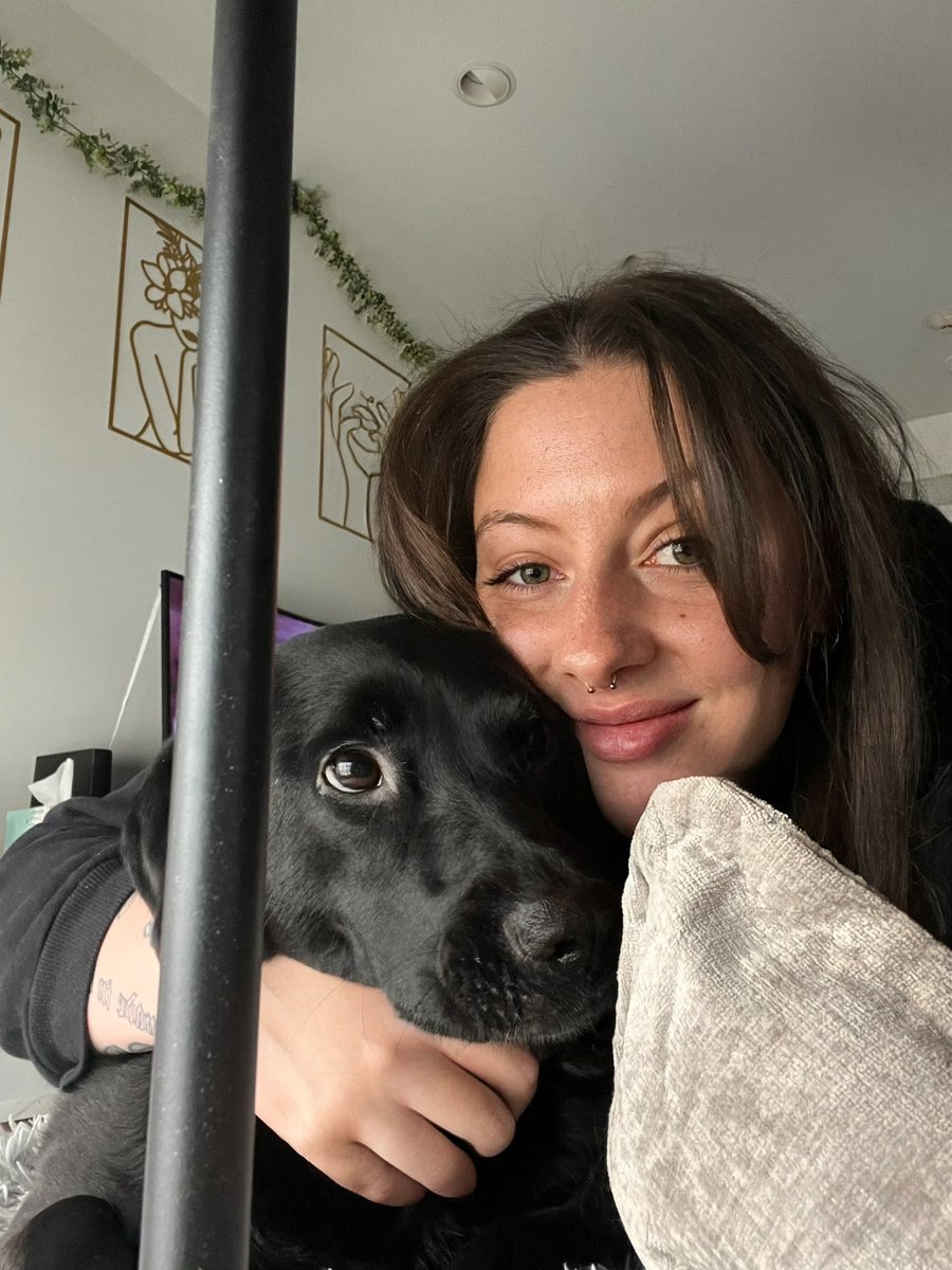 wellbitchrin__'s tweet photo. I’ve been dog sitting for my friend this past week 
meet Winnie 😍 https://t.co/6Uw6pZGcLN