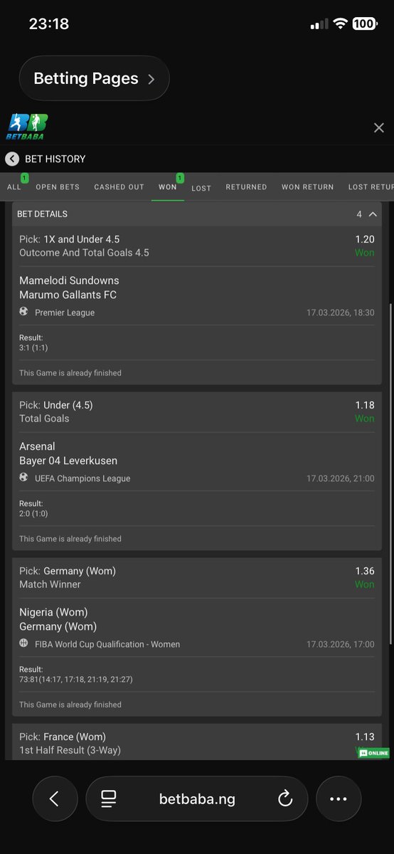 TO GOD BE THE GLORY ✅✅✅🙏🙏🙏

SIGN UP HERE <a href="/Betbaba_ng/">Betbaba_ng</a> ASAP 👉 sshortly.net/fc73412

Join us on Telegram 👉 t.me/OptimusBasketb…