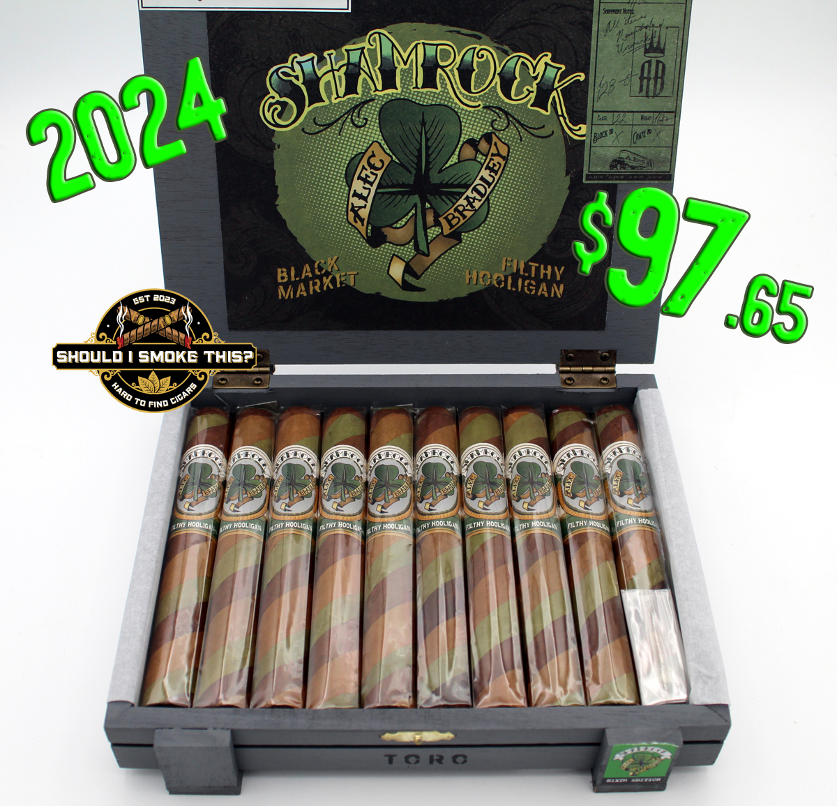 InsomniacCigars's tweet photo. 2024 Alec Bradley Filthy Hooligan Shamrock, ONLY $97.65 at
https://t.co/0C7fJSKBze
#ShouldISmokeThis #StPatricksDay #AlecBradley #FilthyHooligan #GarbagePalateGang #cigar #cigars #CigarLife #botl #SmokeWhatYouLike #blessed https://t.co/OazILZp9Om