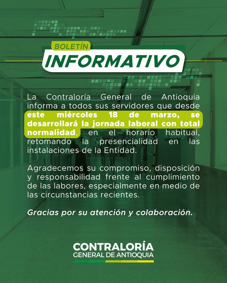 Contraloría General de Antioquia tweet media