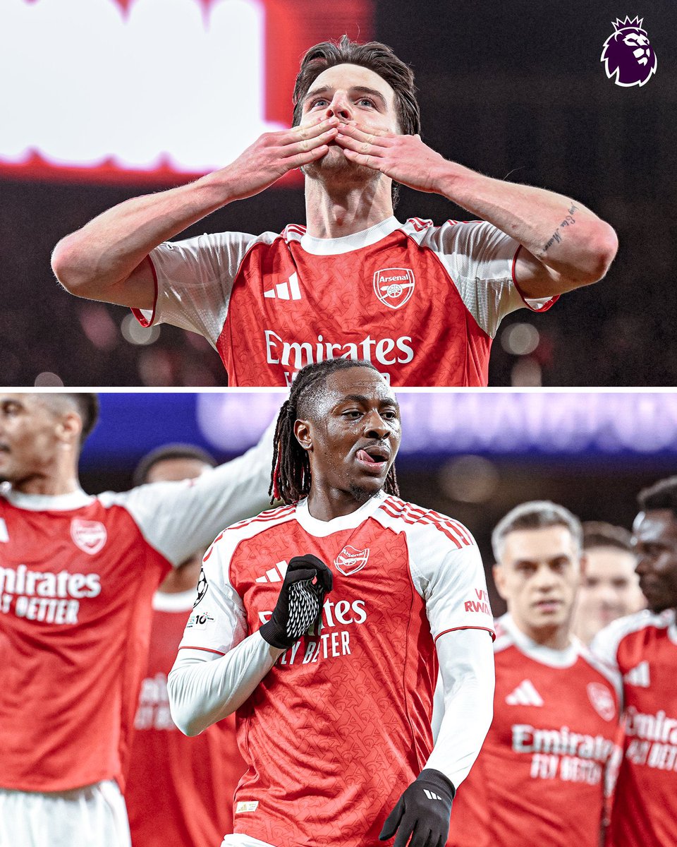 Yomexeleniyan's tweet photo. STATEMENT MADE AT THE EMIRATES ๐ดโช๏ธ
2-0. Job done. No noise.
Eze with the moment โจ
Rice ran the show ๐งฑ
Saka a constant threat โก
Raya calm as ever ๐งค
Control. Composure. Class.
#ARSB04 #AFC #Eze #Rice #Saka #UCL https://t.co/laoSjhADeY