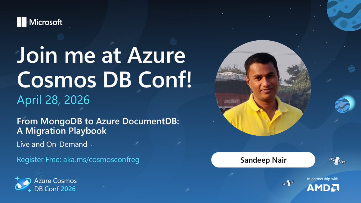 Azure Cosmos DB tweet media